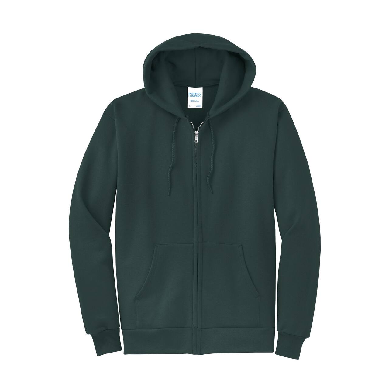 Port & Company® Core Fleece Full-Zip Hooded Sweatshirt
